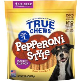 True Chews Pepperoni Style Dog 16Oz Bacon