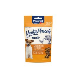 Vitakraft Meaty Morsels Chicken Recipe with Pork Sausage Dog Treats Mini Mini 1.69 oz