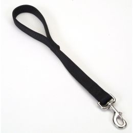 Coastal Double-Ply Nylon Traffic Dog Leash Black 1 in x 24 in