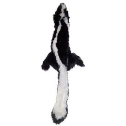 Skinneeez Forest Series Dog Toy Skunk Black; White Mini