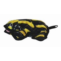 Tuffy Desert Series Dog Toy Phrog Black and Yellow Frog 8.2 in