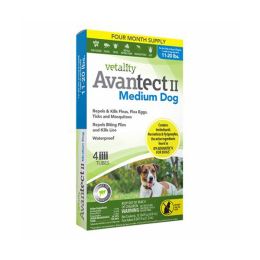 Vetality Avantect II Flea and Tick For Dogs 0.164 fl. oz 4 Count