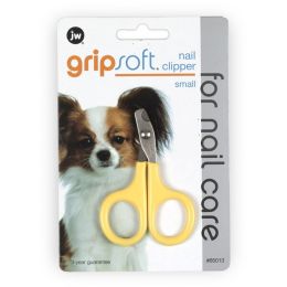 JW Pet Dog Nail Clipper Grey; Yellow Small