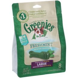 Greenies Fresh Dog Dental Treat 12 oz 8 Count Large