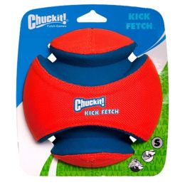 Chuckit! Kick Fetch Ball Dog Toy Blue; Orange Small