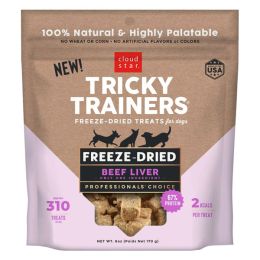 Cloud Star Dog Tricky Trainer Grain-Free Beef Liver 6Oz