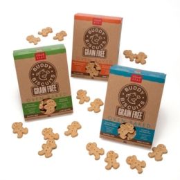 Cloud Star Grain-Free Oven Baked Buddy Biscuits With Homestyle Peanut Butter Dog Treats; 14-Oz. Box