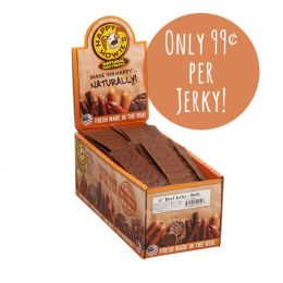 Happy Howie Dog Beef Jerky 6 Inch 80Ct