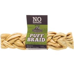 Redbarn Pet Products Puff Braid Dog Treat 10 Count Large