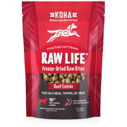 Koha Dog Grain Free Raw Freeze Dried Bites Beef 14Oz