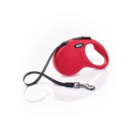 Flexi Classic Retractable Tape Dog Leash Red 16 ft Small