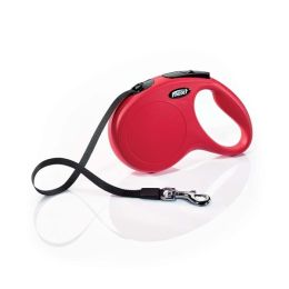 Flexi Classic Retractable Tape Dog Leash Red 16 ft Medium