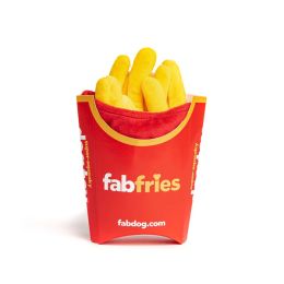 Fabdog Dog Super Squeaker French Fries