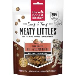 Honest Kitchen Dog Surf and Turf Meaty Lils Beef and Salmon 4oz.