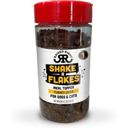 Raised Right Dog Cat Shake A Flakes Turkey 4.5oz.